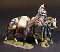 Grandfather, Mother & Daughter with Pack Horse
