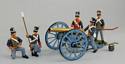 British Foot Artillery, 5 Crew Sighting Gun