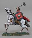 Germanic Warrior on Horseback