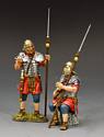 Roman Soldiers At Ease