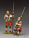 Roman Soldiers At Ease
