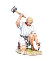 Imperial Roman Legionary with Hammer - White Tunic