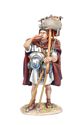 Imperial Roman Legionary Drinking - Covered Shield - White Tunic