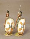 Two Legionnaires Marching, Left Leg Forward, Roman Army of the Late Republic