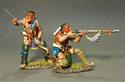 Stockbridge Indians, Woodland Indians Skirmishing A