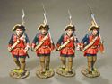 4 Line Infantry Marching Set #1, New Jersey Provincial Regiment