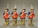 4 Line Infantry Marching Set #1, New Jersey Provincial Regiment