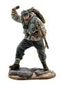Russian Mountain Troop Throwing Grenade