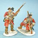 27th Regiment of Foot, British Line Infantry Advancing
