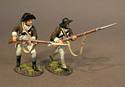 Two Infantry Advancing, 1st Canadian Regiment, Continental Army