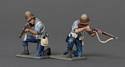 Two Riflemen in Shirt Sleeve Firing