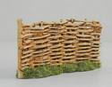 Woven Wicker Fence Section