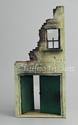 French Ruined House Facade Section
