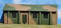 RAF Dispersal Hut Facade - Green/Beige