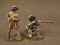 Two Riflemen Skirmishing, Morgan's Rifles