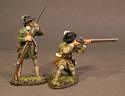 Rifleman and Rifleman with Musket, Morgan's Rifles
