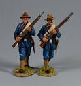 Two 71st NY Volunteer Infantry Walking