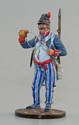 Overweight French Napoleonic Soldier Drinking