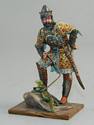 Mogul Indian Warrior with Small Lizard