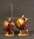 Spartan Warriors with Bronze Lambda Shields, Spartan Army