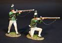 Two Light Infantry Skirmishing, Simcoe's Rangers