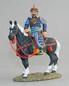 Manchu Officer on Black Horse
