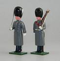 Two British Soldiers in Greatcoats