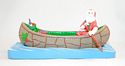 Santa in Canoe