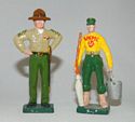 Drill Instructor & Recruit with Bucket & Mop  - Sea Soldiers