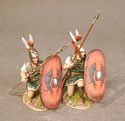 Two Triarii Kneeling, Roman Army of the Mid Republic