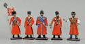 Russian Cossack Flagbearer and Soldiers/Officers