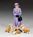 The Queen & Her Corgis (Royal Purple)