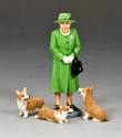 The Queen & Her Corgis (Emerald Green)