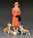 The Queen & Her Corgis (Tangerine Orange)