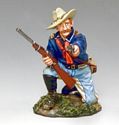 Kneeling Officer with Pistol & Carbine