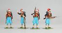 Four 69th New York ACW Zouaves