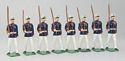 US Marines in Dress Blues & White Trousers at RS Arms - 8 Figures