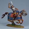Ottoman Cavalry Cutting with Sword - Silver