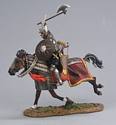 Ottoman Cavalry Attacking with Axe - Silver