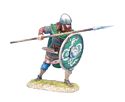 Viking Warrior Shieldwall with Spear