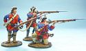 Virginia Provincial Regiment of Foot - 3 Figures Firing & Loading