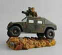 Soldier in Humvee Lidded Box