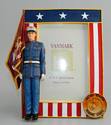 USMC Soldier with Flag Photo Frame