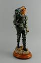 "Walk in the Park" Army Soldier on Patrol Statue Miniature Figurine
