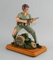 "Ever Ready" Soldier Statue Miniature Figurine