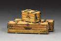 Wooden Ammunition & Weapons Crates (Natural Wood Color)