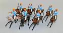 Japanese Cavalry Advancing with Officer and Bugler