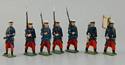 French Foreign Legion Marching with Bugler and Flag Bearer