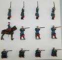 French Foreign Legion - Mounted Officer & Firing Soldiers