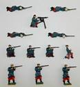 French Foreign Legion - Officer w/Binos, Machine Gunner & Firing Soldiers